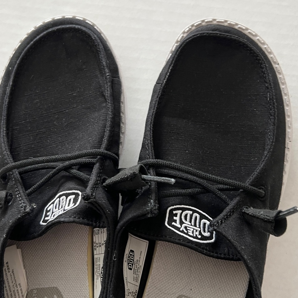 Hey Dude Classic Black Loafers